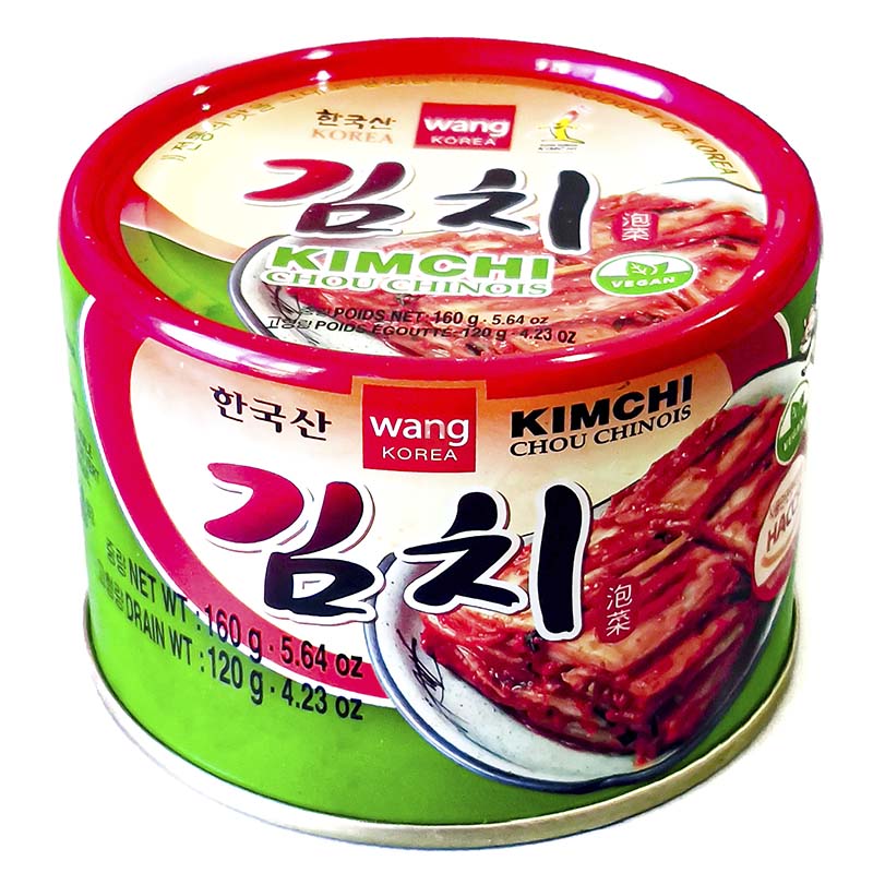 Kimchi Coreano Acelga Temperada em Conserva Apimentada Vegano Wang