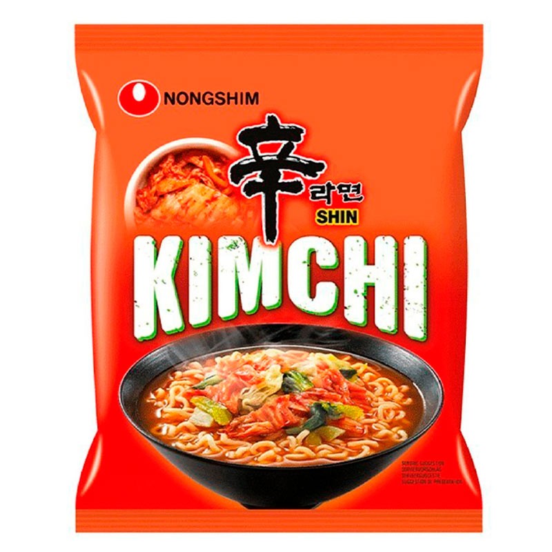 Macarrão Coreano Instantâneo Kimchi Super Apimentado- 100g :: ASIA SHOP